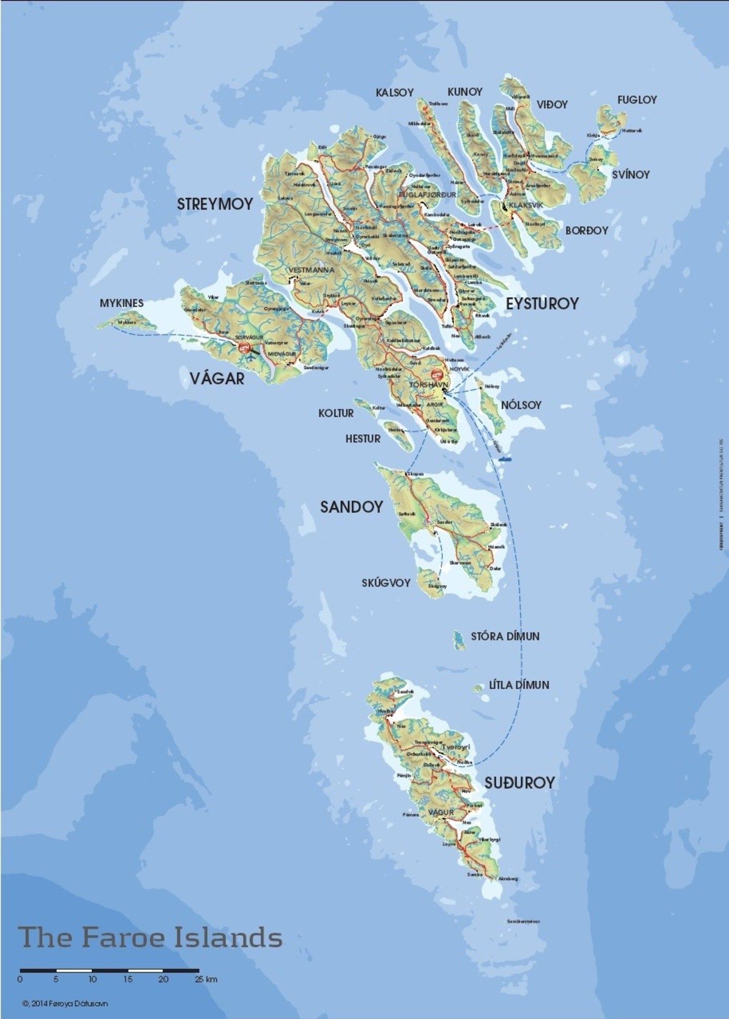 Faroer map