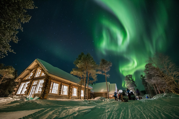 Aurora boreale inverno