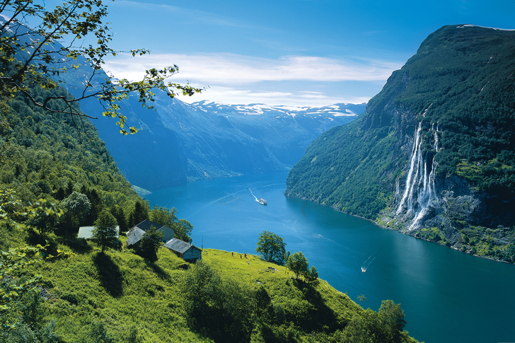 Norw fjord summer