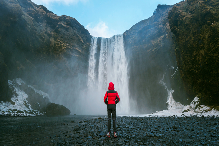 Skogafoss winter