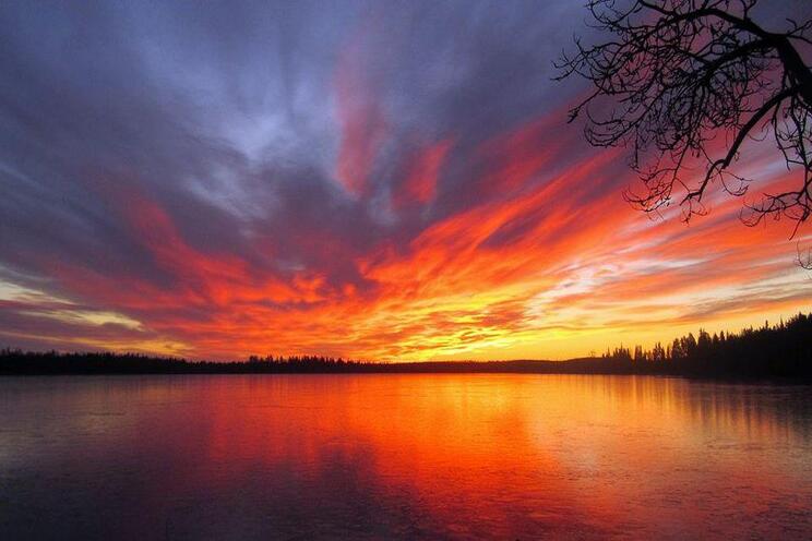 Finland tramonto