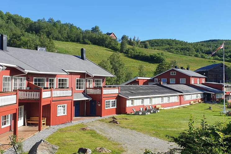 Jotunheimen lodge outside