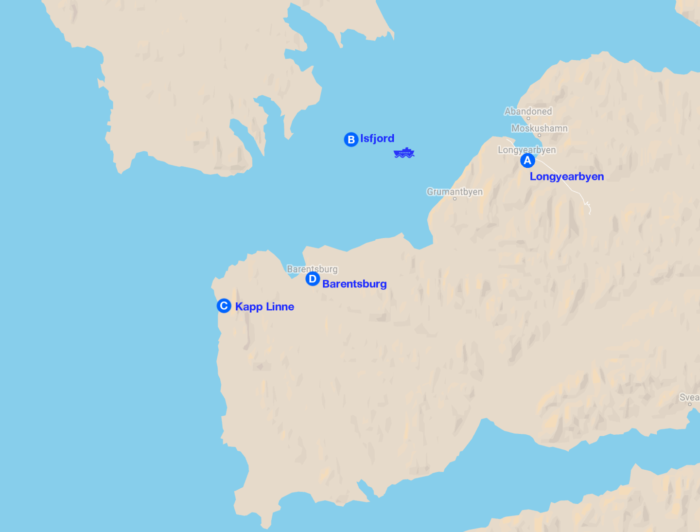 Direzione polo nord 2 map