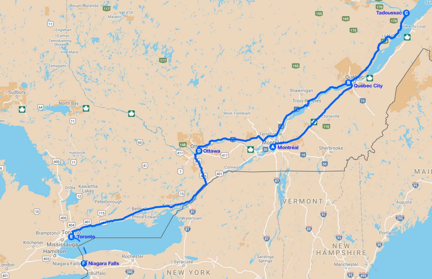 Canada citta est