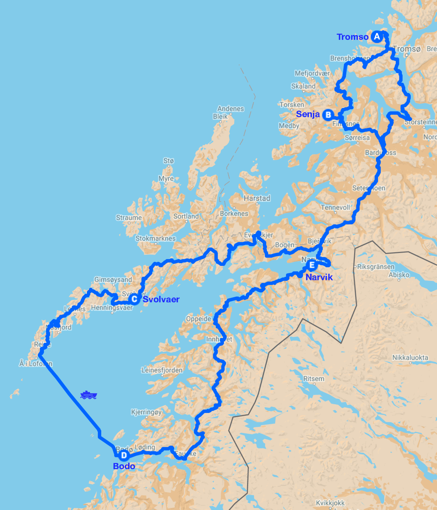 Chiare notti estive map