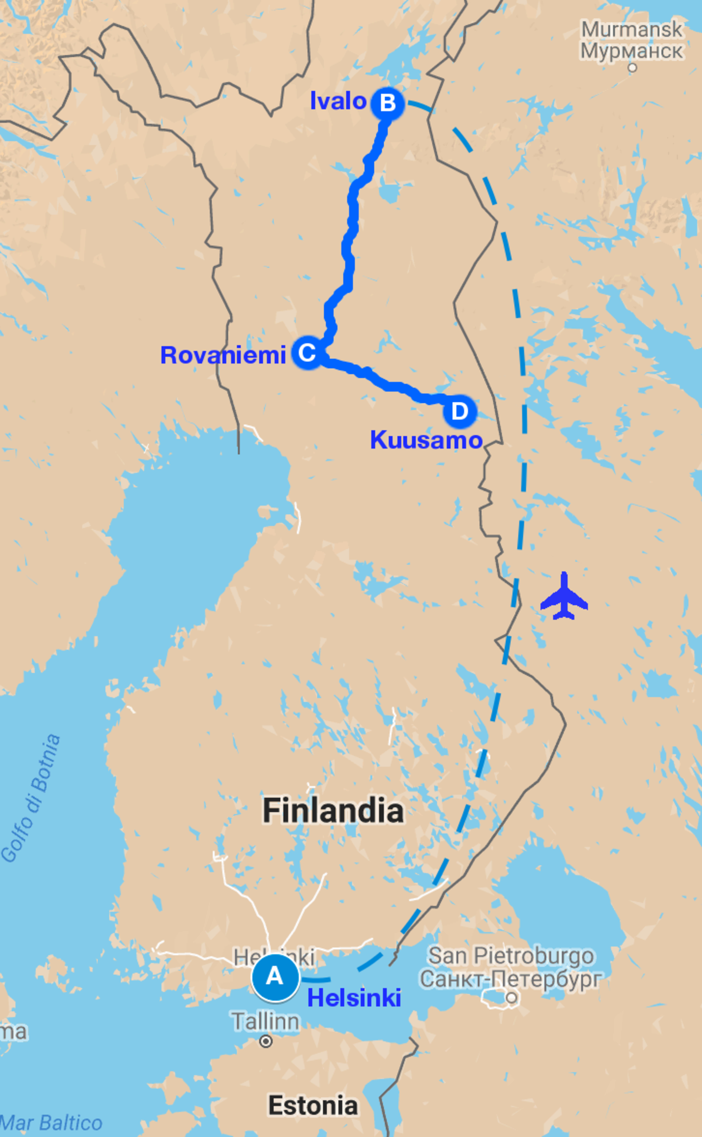 Racconti lapponi map