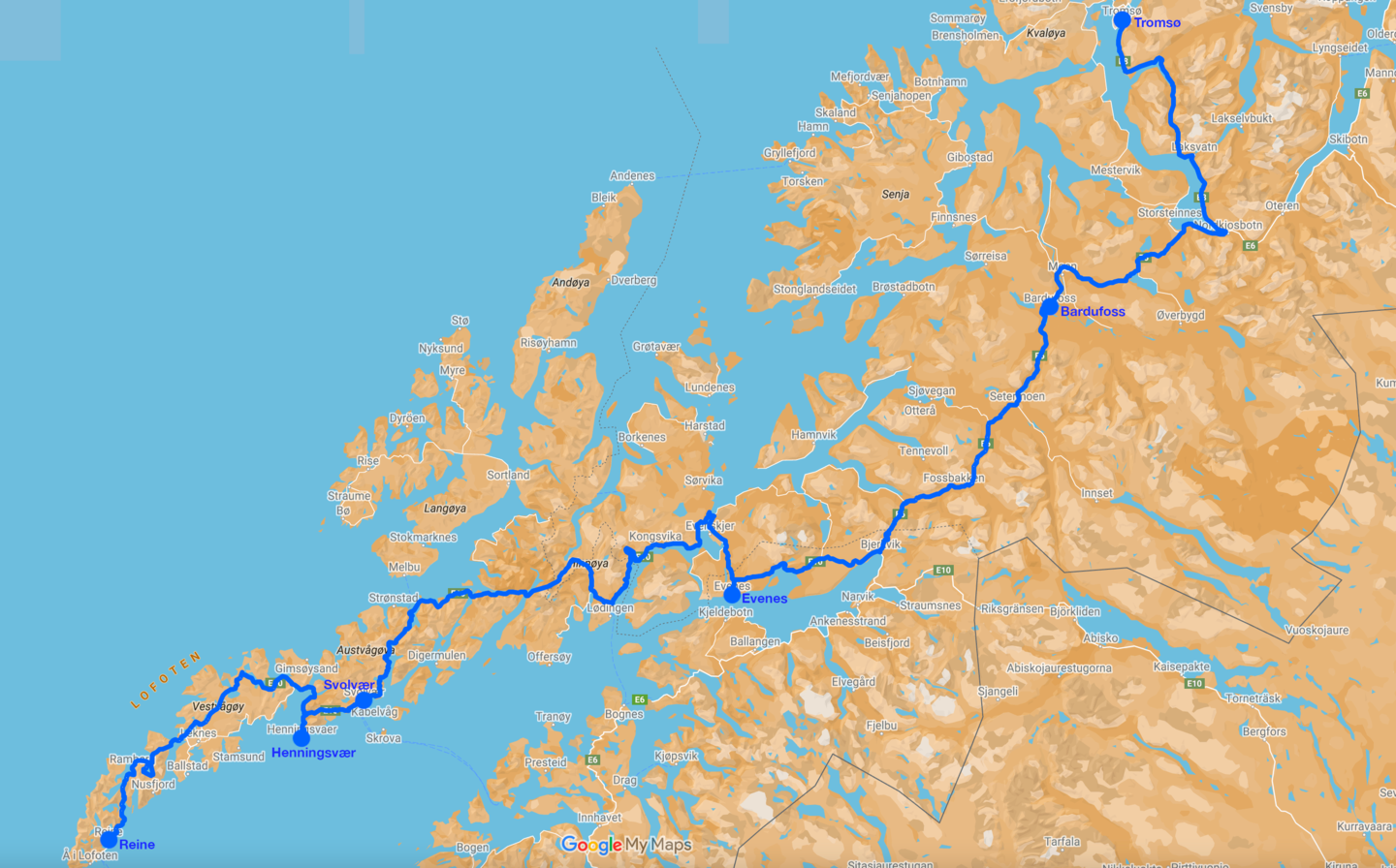Tour tromso  e  le  isole lofoten