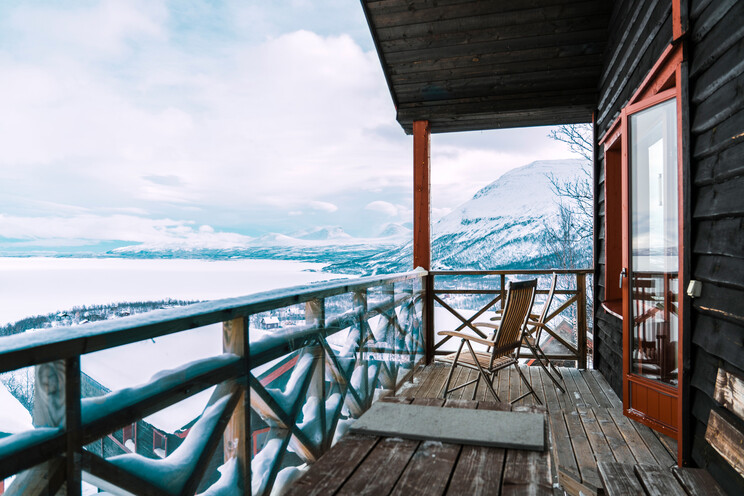 Abisko cottage vista